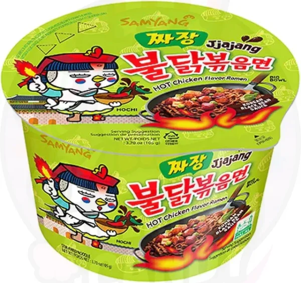 Samyang Ramen Bowl Hot Chicken Flavor Jjajang 105g