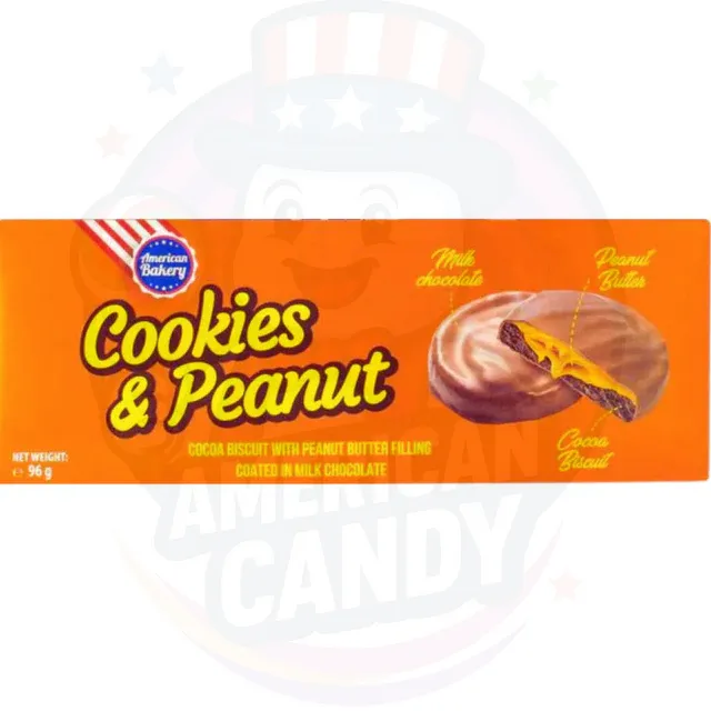 American Bakery Cookies & Peanut 96gr