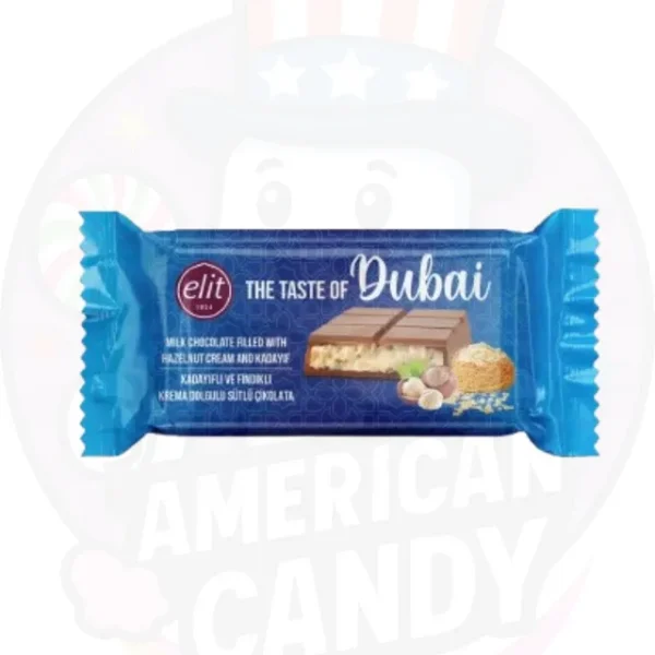 Elit Dubai Milk Chocolate Hazelnut Cream & Kadayif 90G