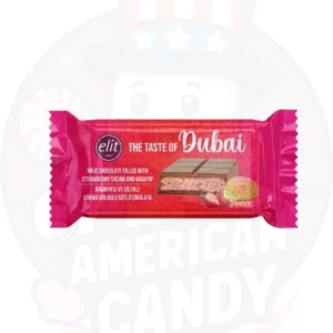 Elit Dubai Milk Chocolate Strawberry Cream & Kadayif  90g