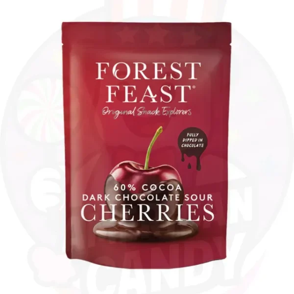 Forest Feast Dark Chocolate Sour Cherries 20g