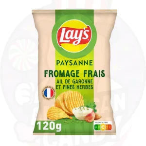 Lay's Paysanne Creamy Cheese with Garonne Garlic & Herbs 120g