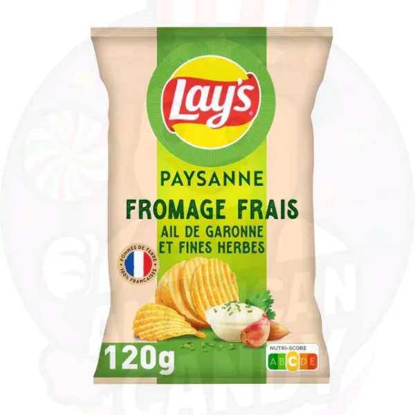 Lay's Paysanne Creamy Cheese with Garonne Garlic & Herbs 120g