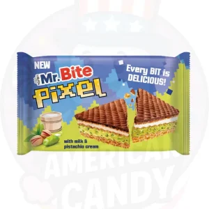 Mr. Bite Pixel Chocolate Milk and Pistachio Cream 28g