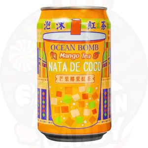 Ocean Bomb Mango Tea With Nata De Coco 315ml