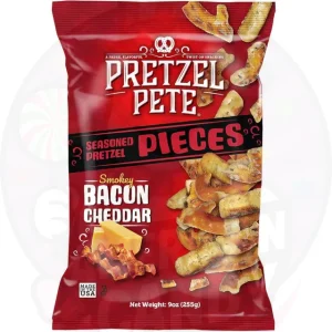 Pretzel Pete Pieces Smokey Bacon Cheddar 160g