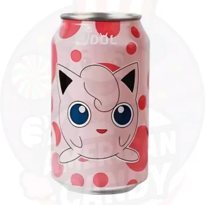 QDOL Pokemon Jigglypuff Peach Flavoured Sparkling Water 330ml