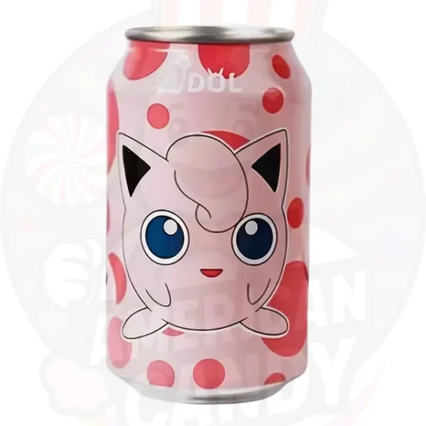 QDOL Pokemon Jigglypuff Peach Flavoured Sparkling Water 330ml
