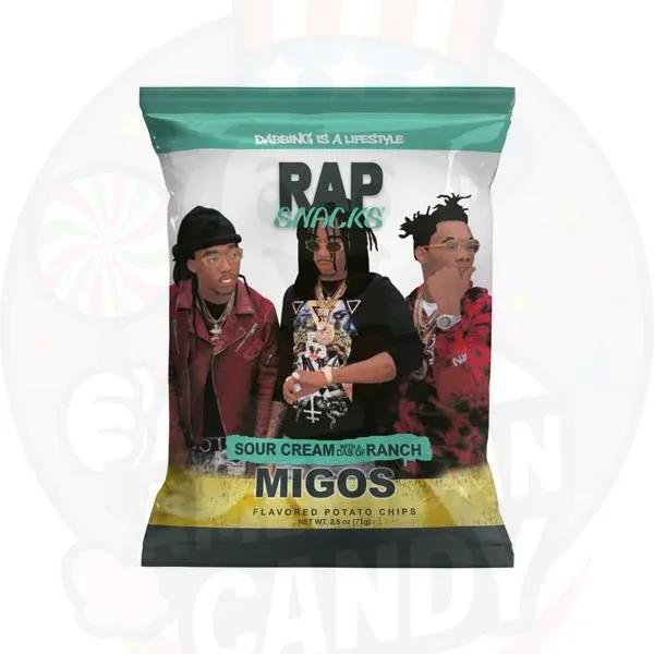 Rap Snacks Chips Migos Sour Cream & Ranch 71g