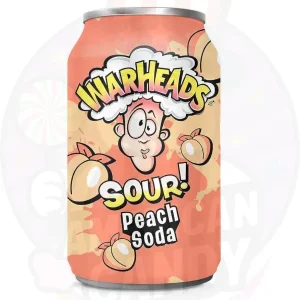 Warheads Sour Peach Soda 355ml