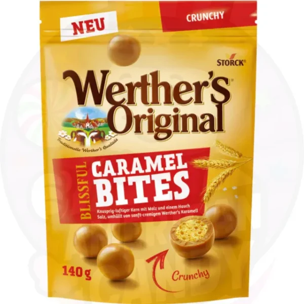 Werther's Original Blissful Caramel Bites Crunchy 140g