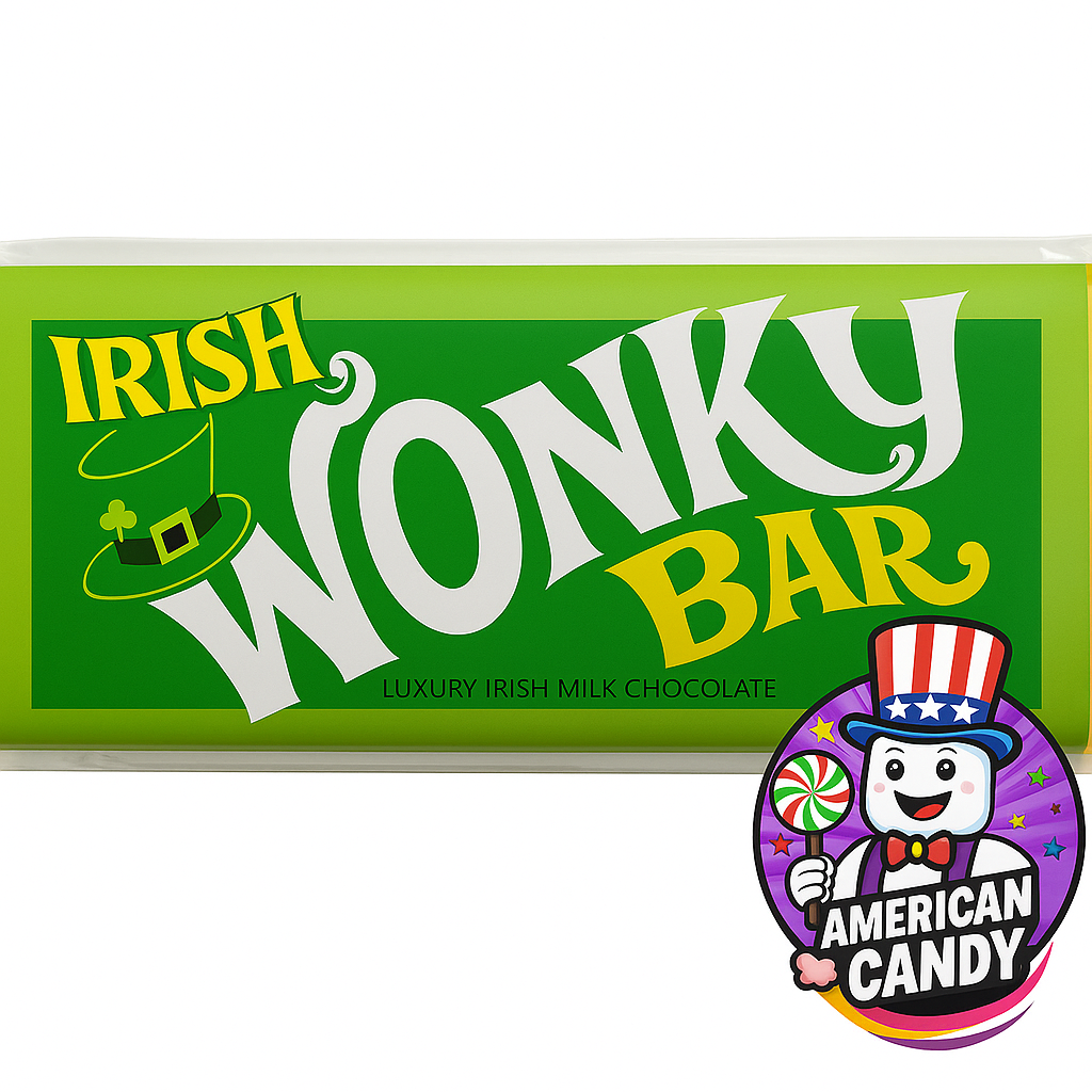 Chocolatina Wonka Irish Milk con Boleto Dorado (1pc)