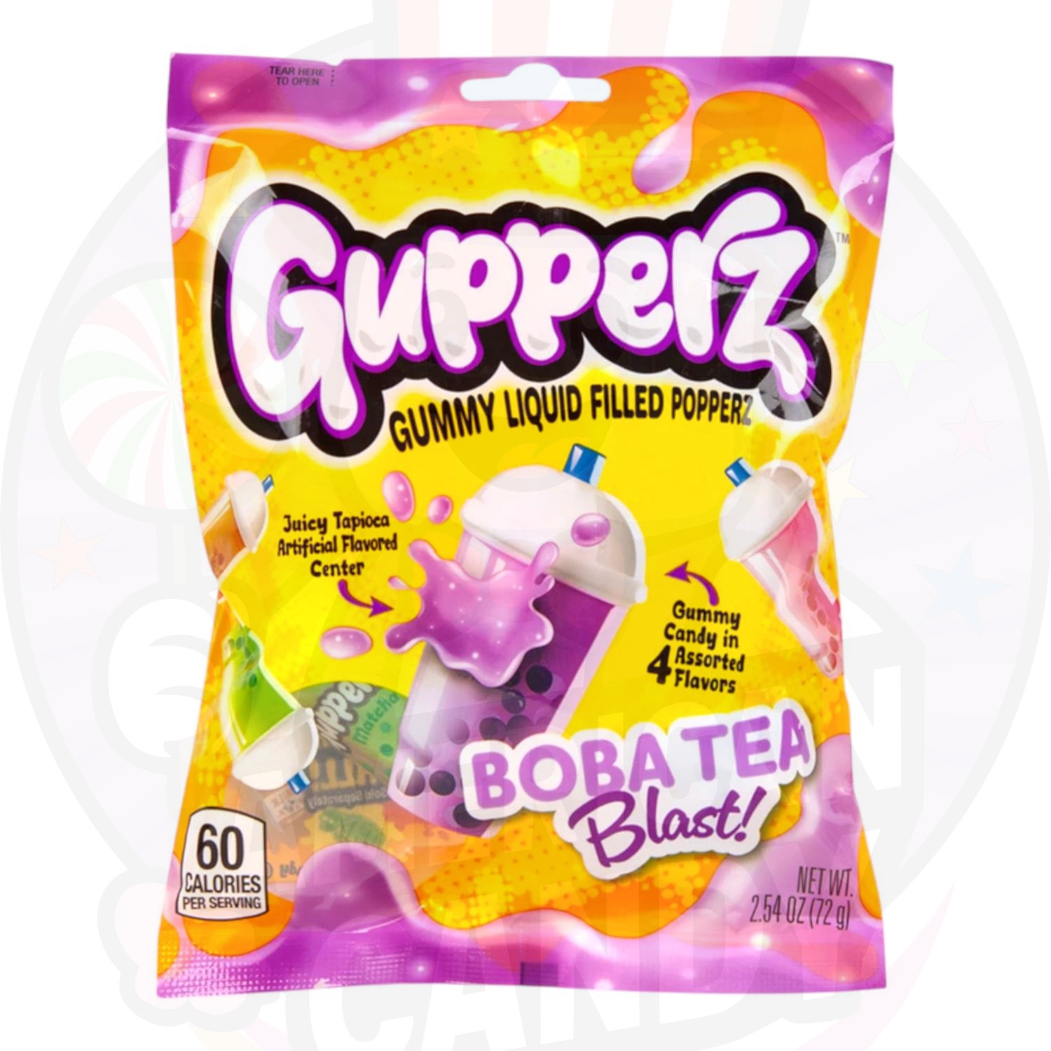 CANDY GUPPERZ 72 GR BOBA TEA Blast Peg Bag