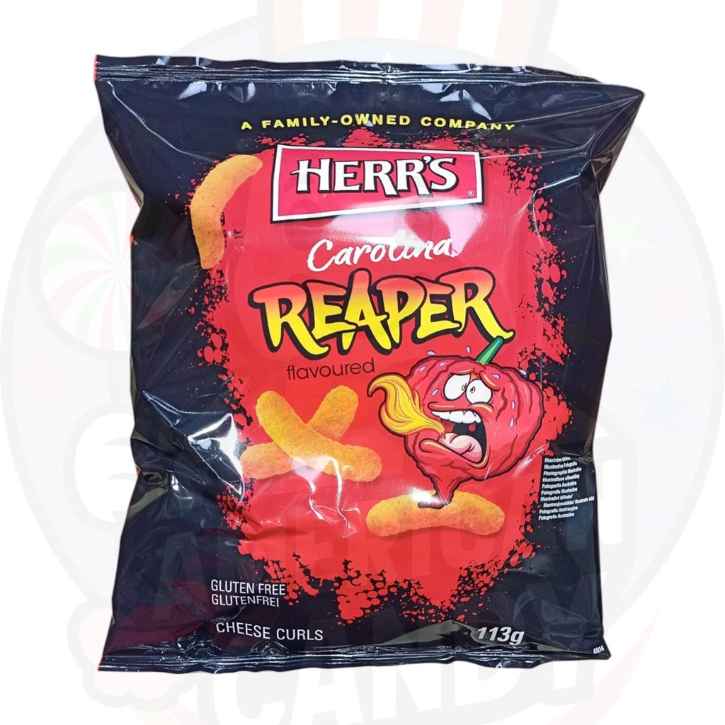 SNACK HERRS 113 GR Carolina reaper cheese curls