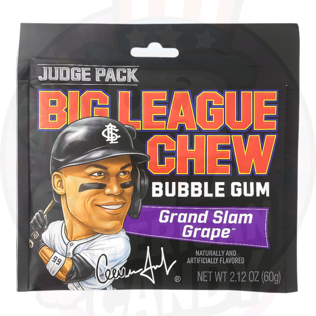CANDY BIG LEAGUE  60 GR CHEW GRAND SLAM Grape