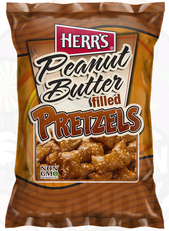 SNACK HERRS 113 GR Peanut butter non gmo pretzels