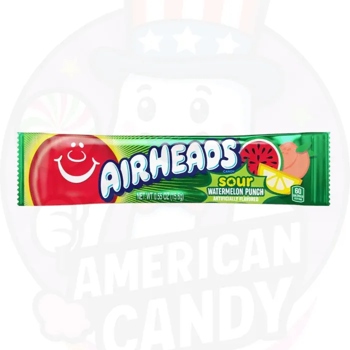 CANDY AIRHEADS 15.6 GR SOUR WATERMELON PUNCH