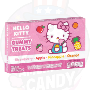 CANDY HELLO KITTY 88 GR FRUIT GUMMI TREATS THEATER BOX
