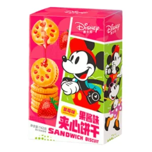 Binqi Disney Strawberry Jam Sandwich Biscuits 150g