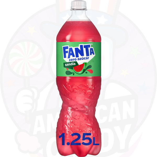 Fanta Sandía, Zero Azúcares Añadidos 1,25 L