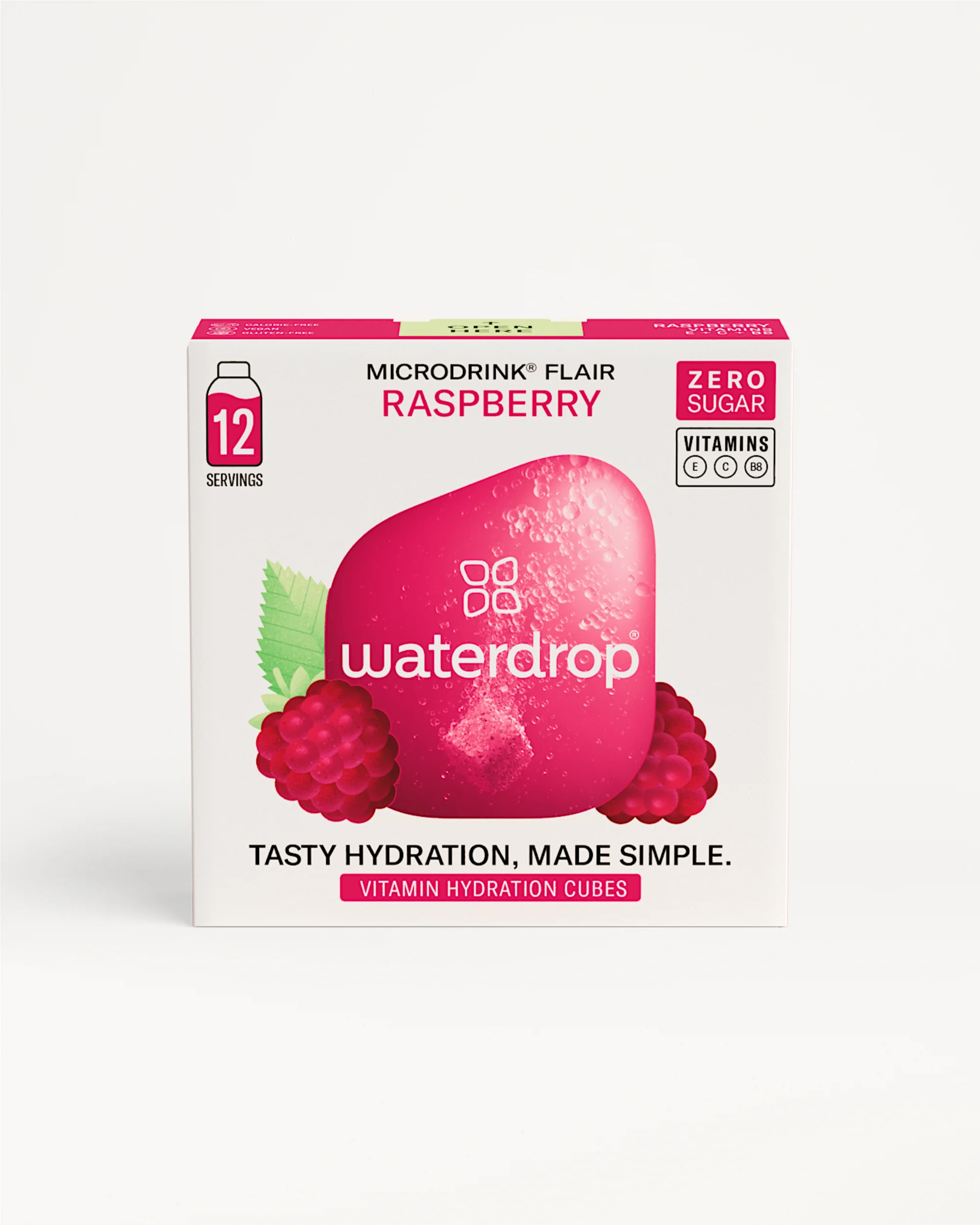 Waterdrop Raspberry 12 Pastillas Saborizantes