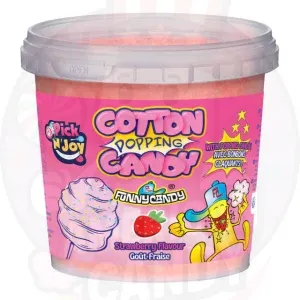 Funnycandy Popping Cotton Candy Strawberry 50g