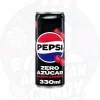 Pepsi zero Cherry Refresco de cola con cero azúcar y cero calorías 330 ml