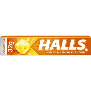 Halls Miel y Limón Caramelo Sin Azúcar 32 g