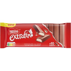 NESTLE EXTRAFINO tableta rellena chocolate con leche 100g