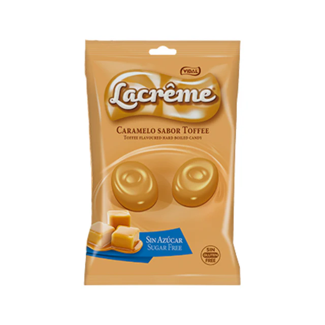 Vidal Lacrême Toffee Flavour 80g