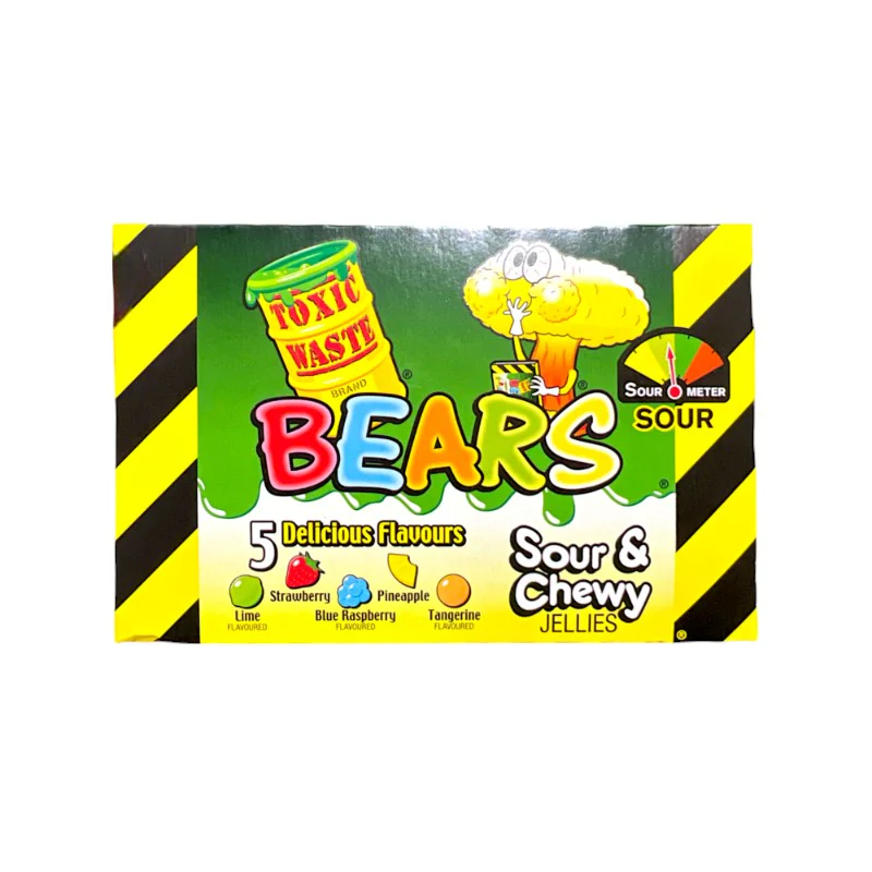 Toxic Waste Sour & Chewy Bears 85g