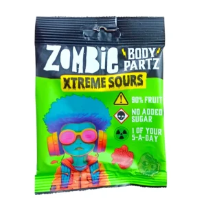 Zombie Xtreme Sours Body Partz Gummies 35 g