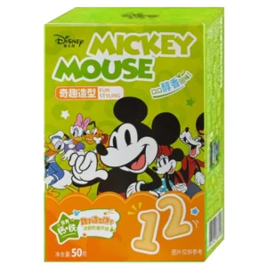 Binqi & Disney Cookies con Forma de Números Sabor Leche 50g