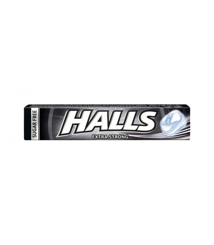 Halls Menta Fuerte Caramelo Sin Azúcar 32 g