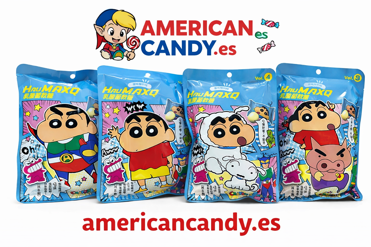 Caramelos y Golosinas Japonesas Personajes Animados Vol Original