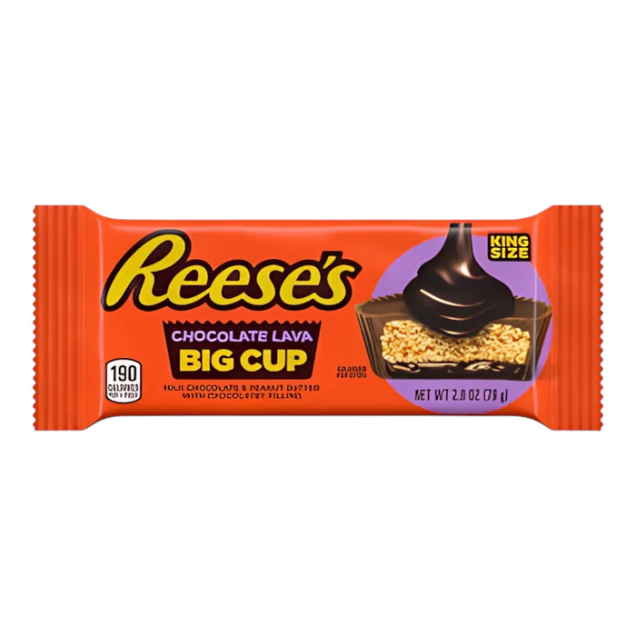 CANDY REESES  79 GR PEANUT BUTTER & CHOCOLATE LAVA KING SIZE